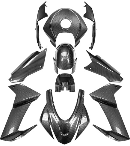 Motorrad-Verkleidungskits für die RS 660 RS660 (Modelljahr 2020, 2021, 2022, 2023, 2024) ABS-Kunststoff-Schutzbleche (Carbonfaser-B)