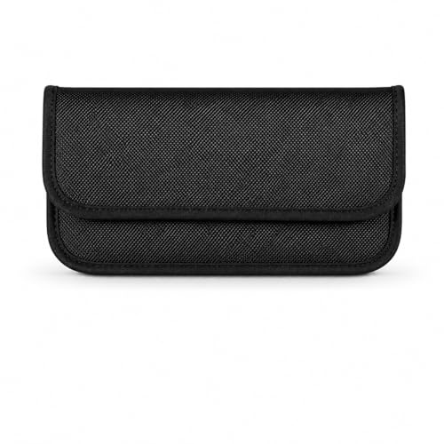 RFID Signal Blocking Bag, Pouch for Car Keys, Black Keyless Car Key Signal Blocker Pouch, RFID Key Pouches Signal Blocker for Privacy and Anti-Theft, Fits Smartphones and Keys