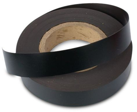 1m Magnetband/Kennzeichnungsband (magnets4you) Breite 100mm | schwarz | einfaches Zuschneiden | haftet auf Allen magnetischen Untergründen