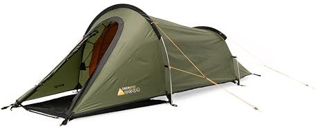 Vango Orion 200 2 Man Tunnel Tent, 5000mm HH with Alloy Poles, Lightweight, Camping, Climbing, Backpacking, Trekking