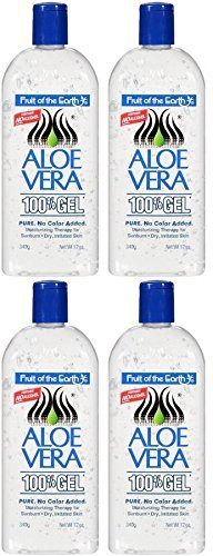 (4 PACK) - Fruit Of the Earth - Aloe Vera Gel | 12 ounce | 4 PACK BUNDLE