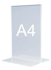 magnetoplan | Tischaufsteller | gerade | Polystyrol | Format DIN A4 hoch | VE 4 Stk