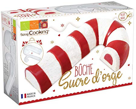 Scrapcooking 1932 Moule Semi-Rigide Bûche Sucre d'orge + Insert APET