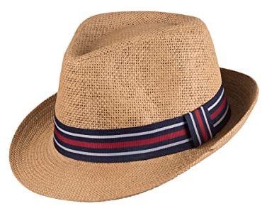 Scippis Nardo Strohhut Sonnenhut Sommerhut (Beige, S/M)