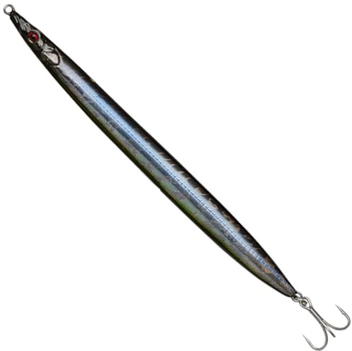 Savage Gear 3D SANDEEL Pencil 9cm 13g - Meerforellenköder, Farbe:Black Pearl