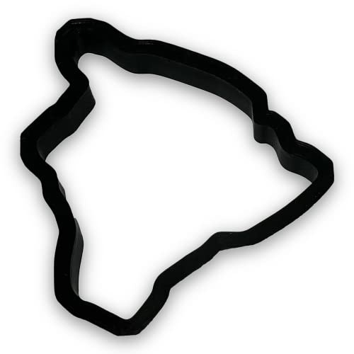 Hawaii State Cookie Cutter with Easy Push Design (3.5 inch)