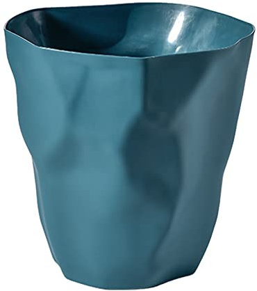 ZARBAILRE Poubelle De Bureau Ado Fille, Facile à Nettoyer Corbeille Déchets Résistante, Corbeille à Papier Plastique pour Bureau De Cusine De Chambre De Salles De Bains (A 27cm)