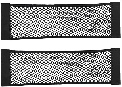 Kofferraum Netztasche, Kofferraum Netz mit Klettverschluss, Strapazierfähige Kofferraumnetz, Auto Aufbewahrungsnetz für Auto/SUV 70X25cm 2 Stück