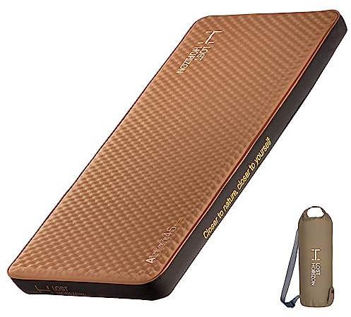Lost Horizon Air & Foam Campingmatratze, selbstaufblasende Isomatte, 11 cm dick, Single, mit Pumpsack