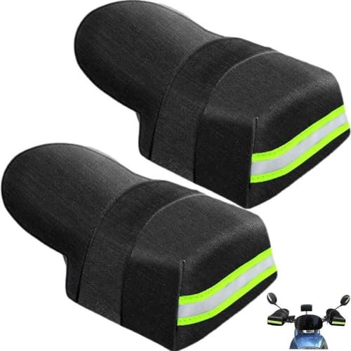 Dinntty Motorrad-lenkerhandschuhe, Wasserdicht, Motorrad-Muffs, Lenkerwärmer, Winddicht, Winter, Roller, Fahrradhandschuhe, Fäustlinge Für Motorräder, Roller