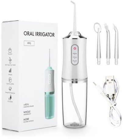 Idropulsore dentale elettrico e decalcificatore orale, rimuove il tartaro e il calcolo dentale