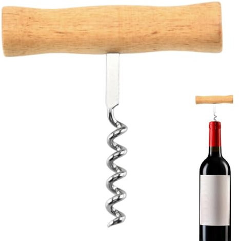 con manico in legno - Apribottiglie per vino stile camerieri