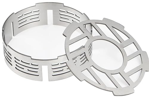 Doiyislem Pare-Brise De Réchaud De Camping,Pare-Brise De Réchaud De Camping - Anneau de Bouclier Anti-Vent pour Gril de brûleur | Pare-Vent portatif et Stable de brûleur de poêle de randonnée d'acier