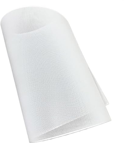 POQAX DIY Breite 30CM Computer Mesh Gehäuselüfter Kühler PVC Staubfilter, Gehäuse Staubschutz Magnetstreifen 2 Meter lang(White,0.5m)