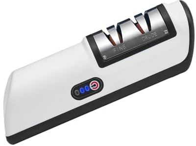 Affilatore Per Cutter E Lima - Testina Di Affilatura A 3 | Pietra Affilatrice Automatica Ricaricabile USB Per Coltelli - Per Lucidare Da Cucina Per Lavoro Giardino Per Anziani E Adulti