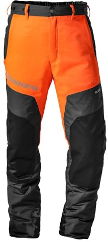 Husqvarna Schnittschutz‑Bundhose Classic A Gr. 52 – Klasse 1 (20 m/s), robust und komfortabel, atmungsaktiv, verstärkte Bereiche, ideal für Forst‑ und Gartenarbeit