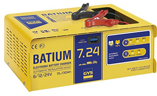 GYS Auto Chargeur de batterie 210W pour Voiture Camions Moto Capacité de batterie À partir de 15Ah 024502