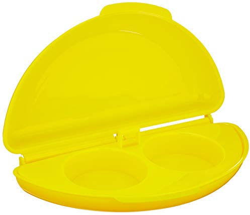 InnovaGoods® tortilleras, recipiente para cocinar tortillas y huevos en microondas, Material Polipropileno, Color Amarillo