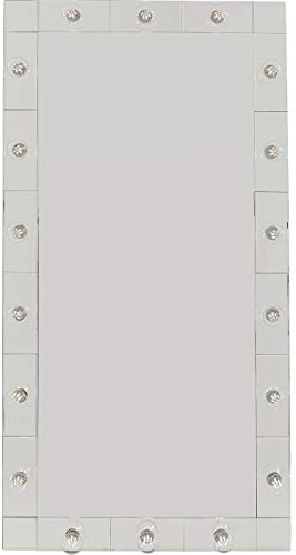 Kare Design Standspiegel Make Up, XL-Schminkspiegel, Silber, 160x80 cm