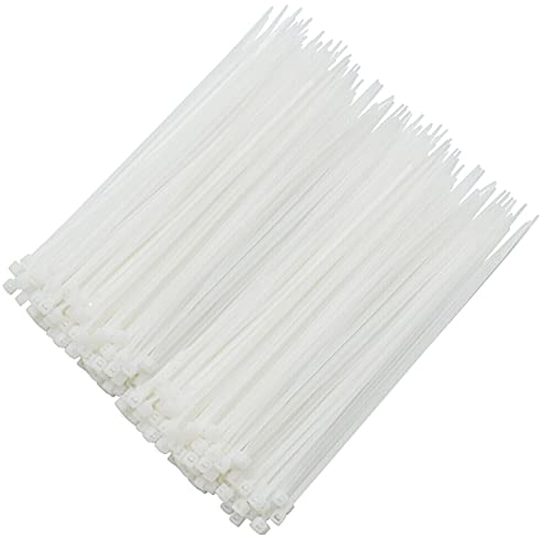 alwaiiz Lot de 1000 serre-câbles blancs 150 mm haute performance pour la gestion des câbles résistants aux UV