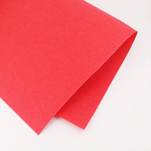HARICSET ZXC 1m Breit Filzstoff Bastelfilz Filz Stoff Filzplatten für Handwerk,Nähen,Patchwork,Stickereien Handwerks Projekt DIY Weihnachtsdekorationen(Size:1 * 20m,Color:Wassermelonenrot)