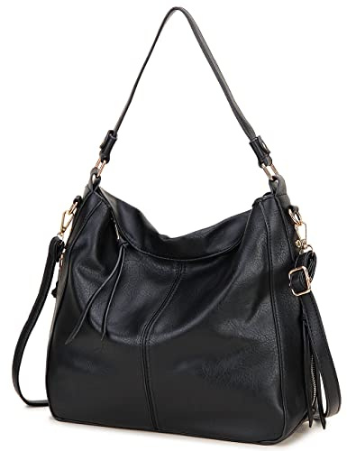VX VONXURY Bolso Bandolera Mujer Grande de Cuero PU - Bolso Hobo para Uso Diario, Trabajo, Universidad y Compras