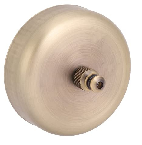 Wäscheleine, ausziehbar, 304 Edelstahl, ausziehbar, Wäscheleine, bis zu 2,8 m, für drinnen und draußen (antikes Messing)
