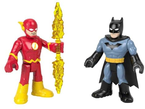 Imaginext DC Super Friends Batman und The Flash Actionfigur für Kinder ab 3 Jahren