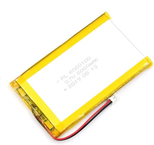 Batterie Lipo Rechargeable Au Lithium Polymère ION. 3.7V. 5000mAh. 6060100. avec Connecteur JST