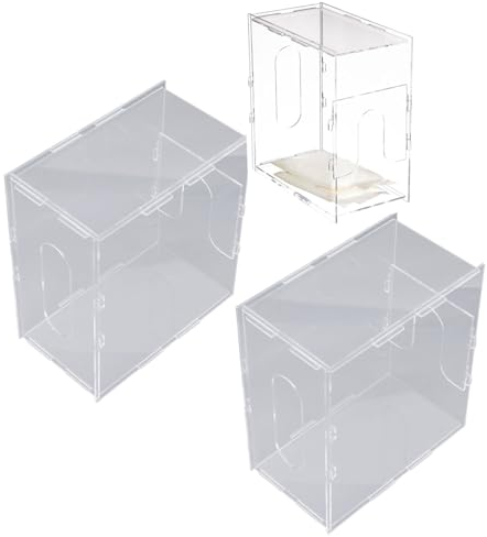 HOHXFYP 2Er Pack Muttermilch Aufbewahrungsbehälter, Wiederverwendbare Acryl Muttermilch Aufbewahrungsbehälter für Den Kühlschrank, Transparenter Muttermilch Gefrierschrank Organizer
