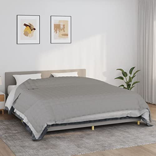 Lauuoeriau Bettwäsche & Bettwäsche, Bettwäsche, Decken, Gewichtsdecke, Grau, 220 x 260 cm, 15 kg Stoff