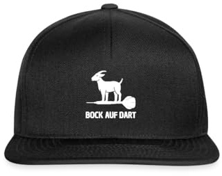 Bock auf Dart Humor Geschenk Spruch für Dartspieler Snapback Cap