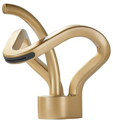Grifo mezclador de latón moderno para lavabo de baño con boquilla de cascada y acabado dorado esmerilado de un solo agujero, grifo de fregadero de agua caliente y fría