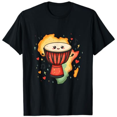Djembe Afrikanische Trommel Percussion T-Shirt