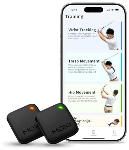 MOXI SwingMotion - Suivi de Mouvement et Suivi de Mouvement de Golf avec Retour intégré et visualisation 3D