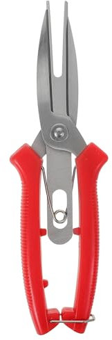 BESPORTBLE 5 Stück Fruchtausdünnungsschere Obst Tipp Geäst Schneiden Stielschneider Baumschere Schermaschinen Handhaben Gartenschere Clipper Erreichen Rasenschere Werkzeug Sprießen Eisen Rot