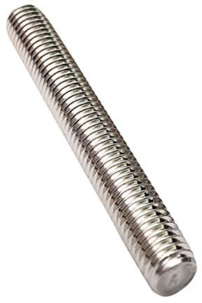 Tige et goujons entièrement filetés, Acier inoxydable M12 304, utilisé for la fixation d'assemblage, trois options de longueur, M12 x 500 mm
