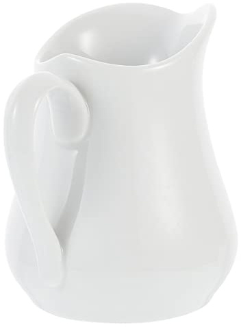 MOTHNUR Saucenbehälter Aus Keramik 500ml Mit Henkel Für Kaffee Latte Und Espressosahne Geeignet Für Gastronomie Und Heimgebrauch