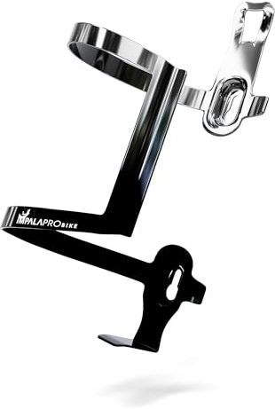 IMPALAPRO Portaborracce per bicicletta laterale MTB e strada ultraleggero 34 g (grigio 1pc)
