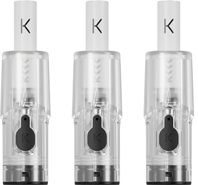 KIWI Spark Pod, Confezione 3 Pezzi, Resistenza Ricambio Ricaricabile, Mesh Coil a Doppio Strato, 2,0 ml, Flusso Aria Regolabile, per KIWI Spark / 2/2 Pro, senza nicotina, no E-liquid (1.2 ohm)