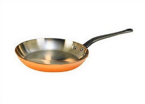 DE BUYER Buyer 6324.24 Prima Matera Qf Bratpfanne, Kupfer, Durchmesser 24 cm
