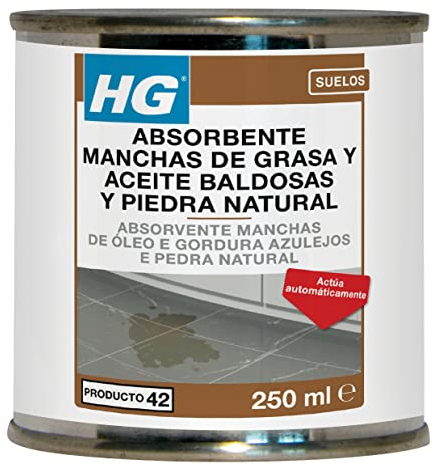 HG Absorbente de Manchas de Grasa y Aceite - 250 ml