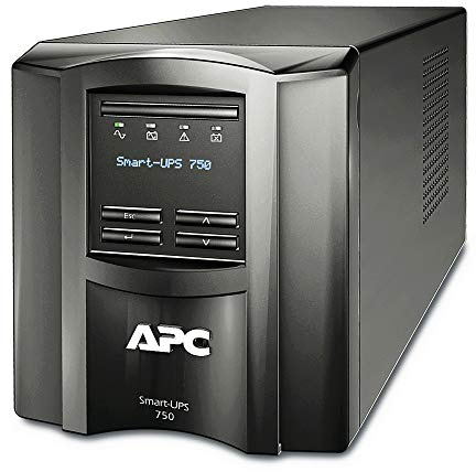 APC by Schneider Electric SMT750IC 750VA Uninterruptible Power Supply - Black uninterruptible power supply (UPS) 6 AC outlet(s) Line-Interactive by Schneider Electric SMT750IC 750VA