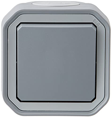 LEGRAND | Interrupteur Ou Va-Et-Vient Plexo, Étanche IP55, Résistance Aux Chocs IK08, Installation En Saillie Facile