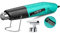 Yeegewin Heat Gun Dual Temp, Fast Heat Mini Hot Air Gun 249°C-455°C with 2-Temp Settings Overload Protection Reflector Nozzle, 1.5m Long Cable for Shrink Wrap,Vinyl, Crafts, Epoxy Resin