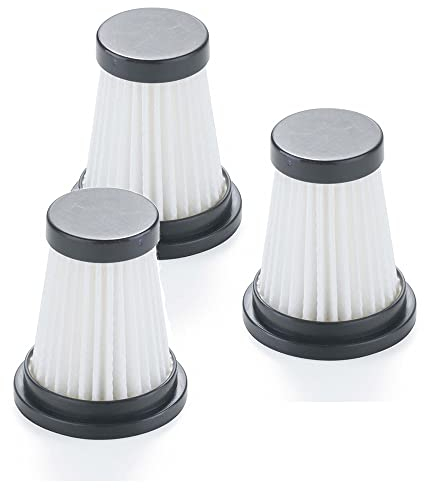 3 Pcs HEPA Filters Replacement Parts For Moosoo K12 K12 PRO K13 Cordless Vacuum for Genius Invictus One 1.0 X7 / 2.0/3.0e Handheld Vacuum Cleaner Accessories Filter