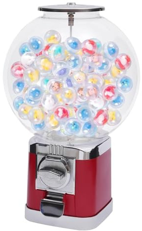 Distributeur Automatique De Capsules À Monnayeur For Gadgets De 22 À 32 Mm,Distributeur De Bonbons Et De Boules De Gomme Avec 200 Boules,Machine À Prix De Boules De Jouets Circulaires Légères Avec Clé