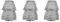 Round Handle Wedges Steel Hammer Handle Splitting Wedge Set for Axe Claw Hammer Sledge (Diameter 10mm / 0.39in)