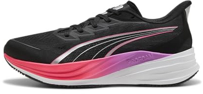 PUMA Scarpe da Corsa Unisex Darter PRO 2, Colore Nero/Rosa Puro, Orchidea elettrica, Taglia 42, Puma Orchidea elettrica Rosa Pura Nera, 44.5 EU