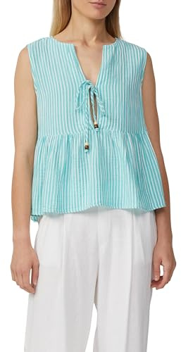 s.Oliver Ärmellose Bluse im Relaxed Fit mit Bindedetail